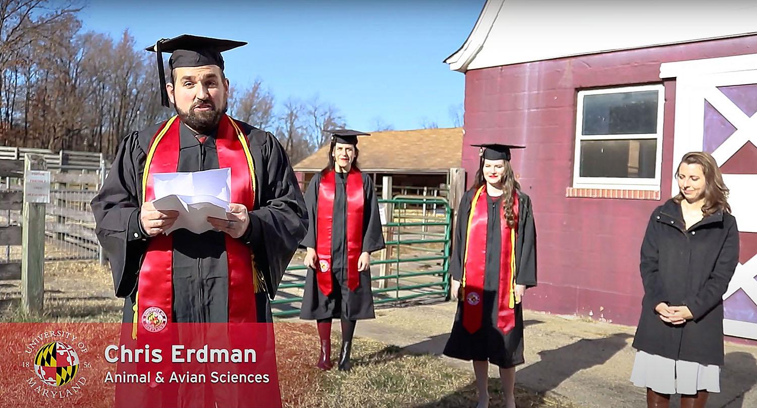 Four student scholarship winners